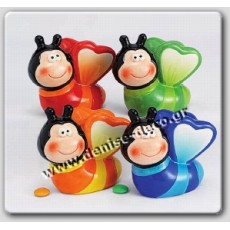 Κεραμικός Κουμπαράς Πεταλουδα